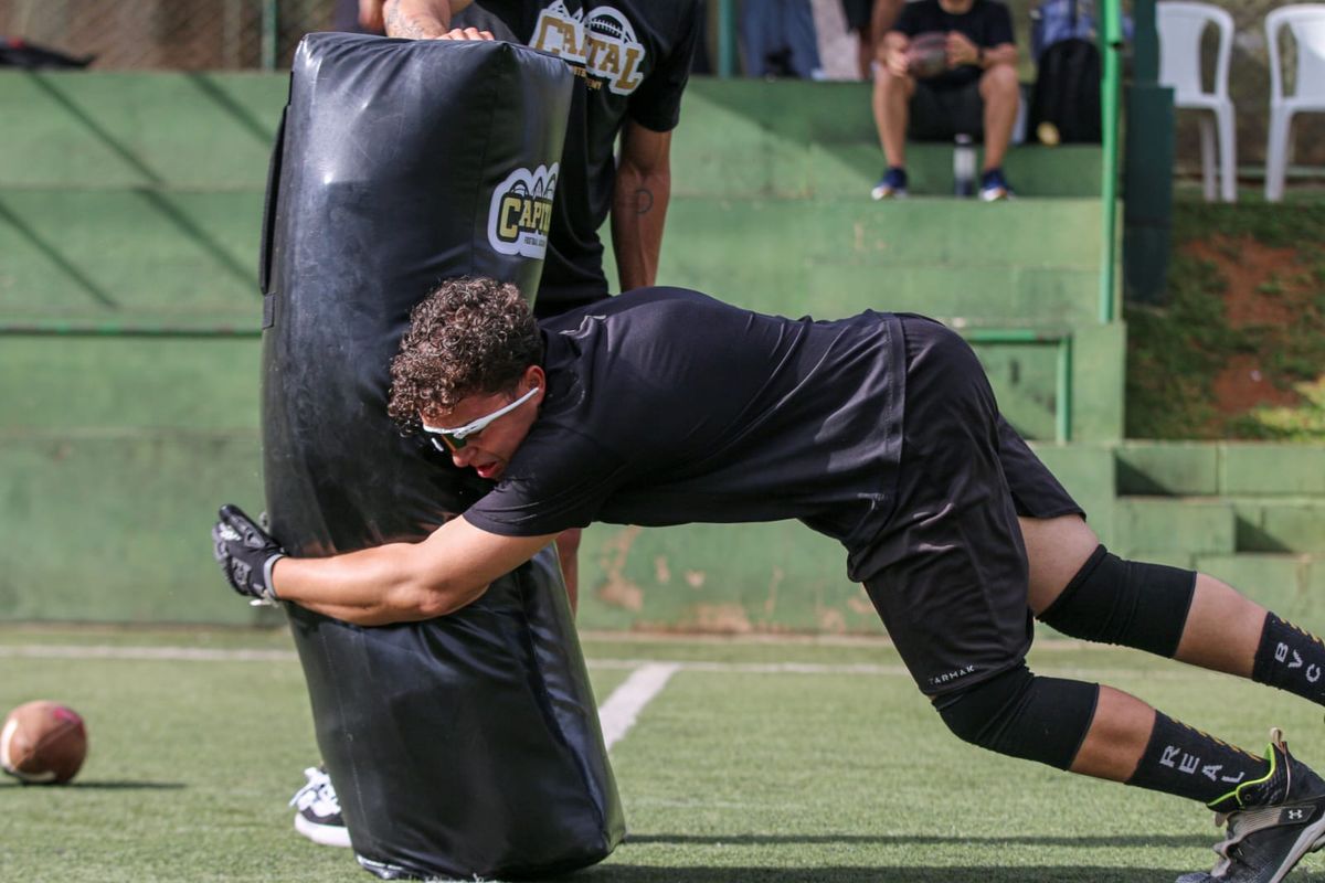 Treino de contato no saco