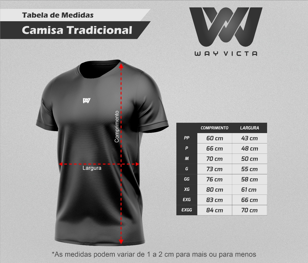 Tabela de medidas